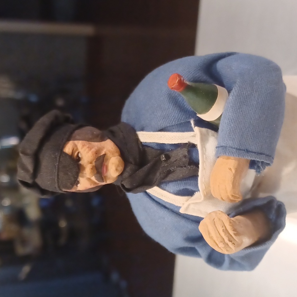Vintage Chef Figurine Made in France Nostalgic, Whimsical Collectible Decor